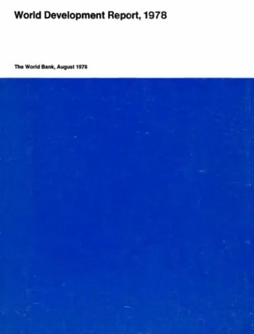 Cover, World Development Report 1978: Prospects for Growth and Alleviation of Poverty