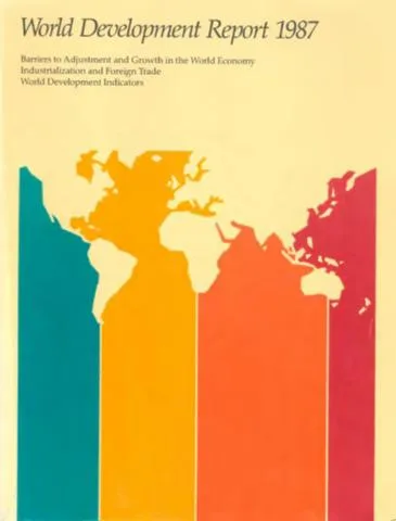 Cover, World Development Report 1987: Industrialization and Foreign Trade