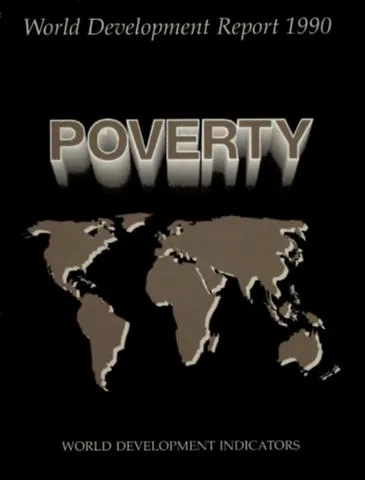 Cover, World Development Report 1990: Poverty