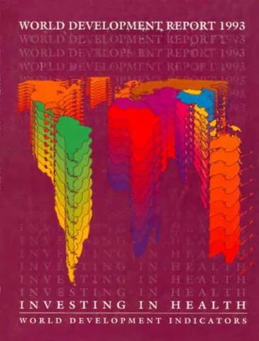 Cover, World Development Report 1993: Investing in Health