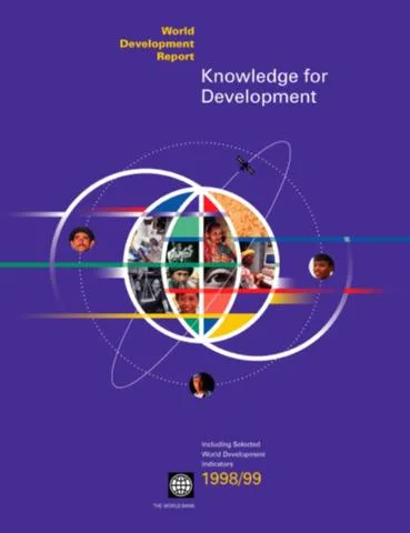 Cover, World Development Report 1998/1999: Knowledge for Development