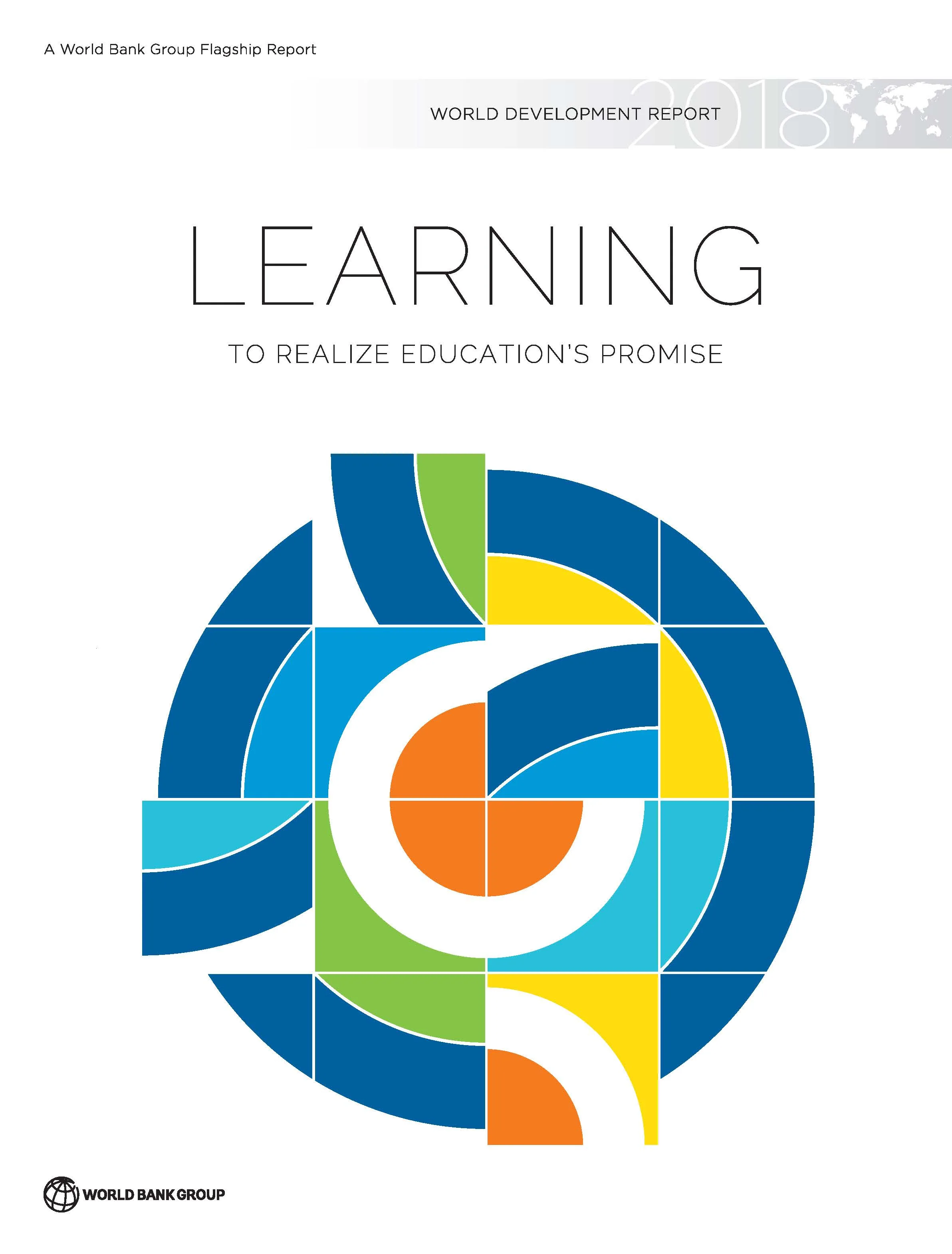 Cover, World Development Report 2018: Learning to Realize Education’s Promise